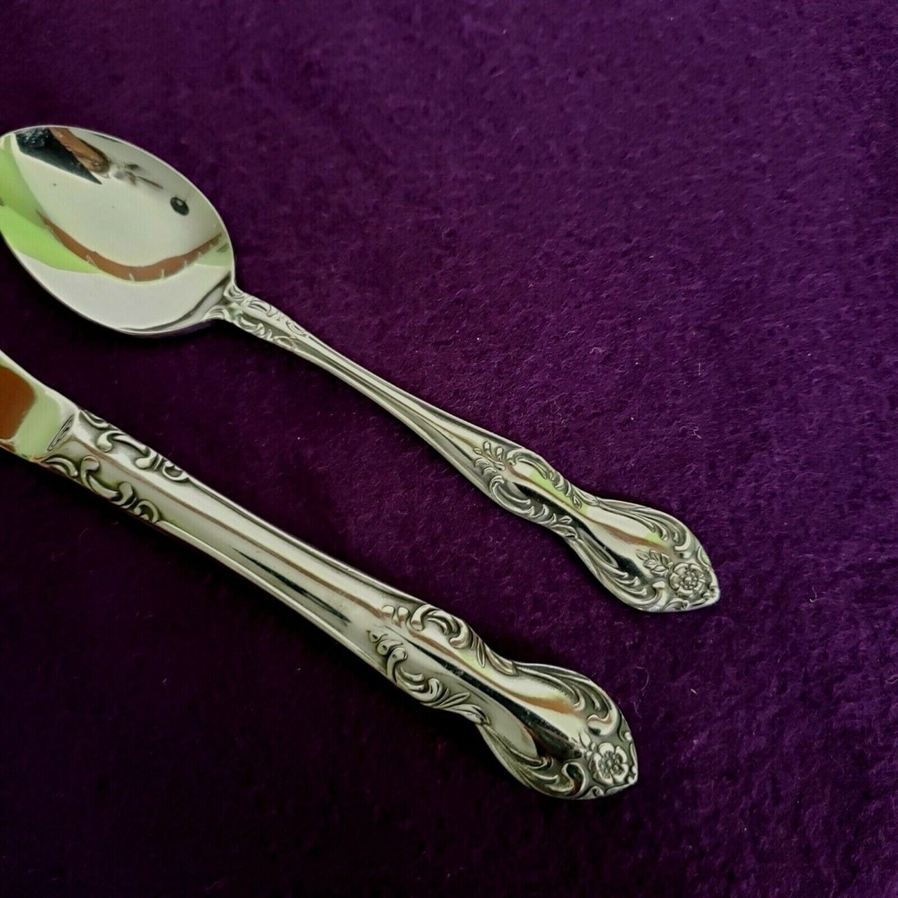 Easterling Valhalla Stainless Flatware Dinner/ Teaspoon & Table Knife Glossy